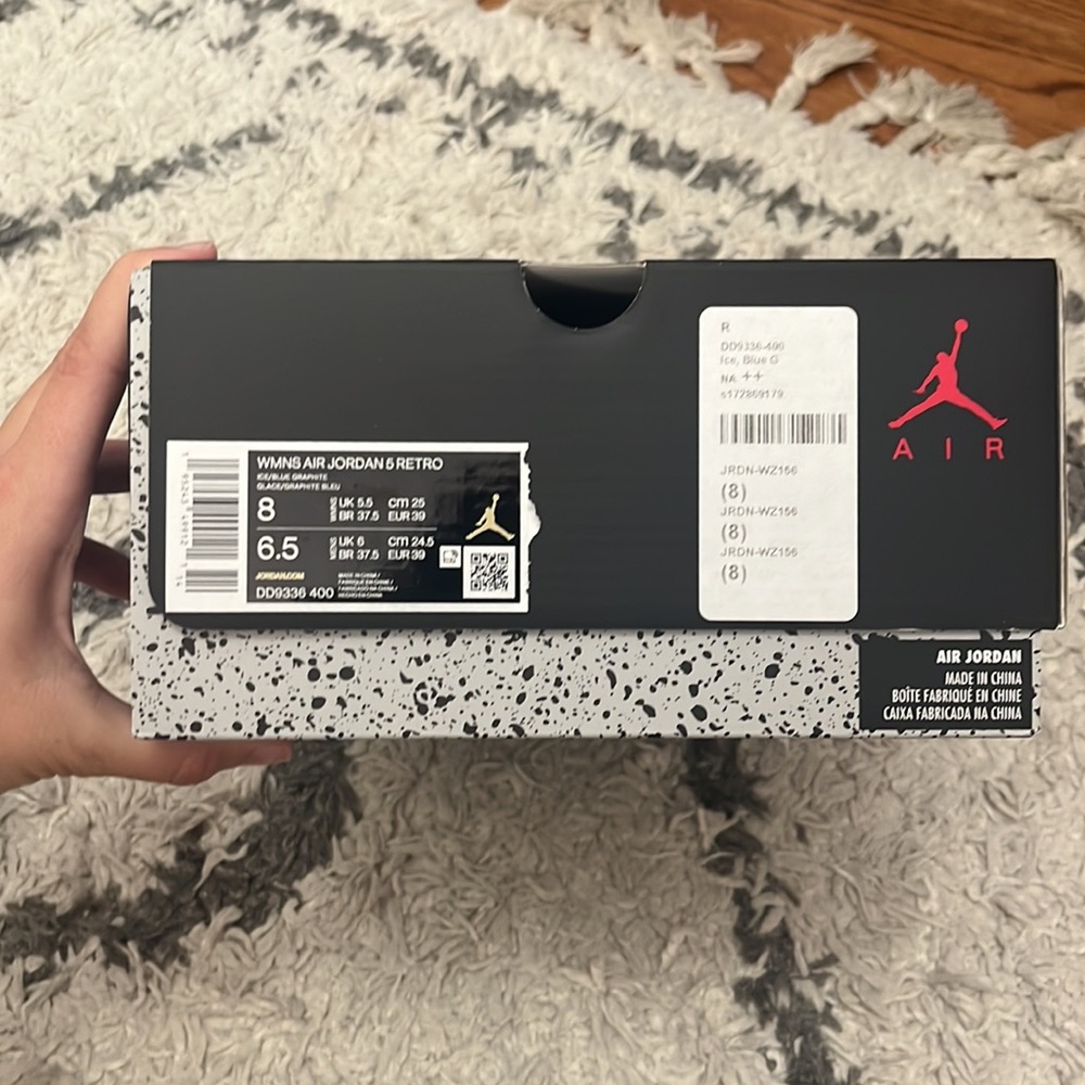 Jordan 5 light blue - Picture 2 of 11